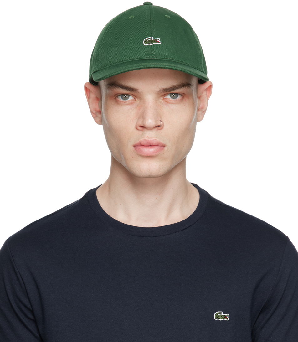 Šiltovka Lacoste Organic Cotton Twill Cap Zelené | RK0491_132, 0