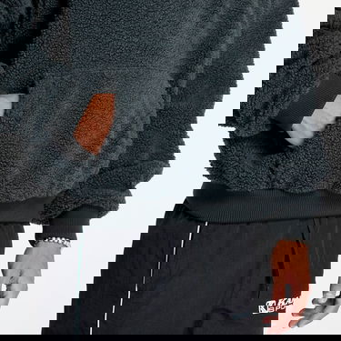 Mikina Karl Kani Serif Teddy Hoodie Anthracite Čierna | 60210117, 2