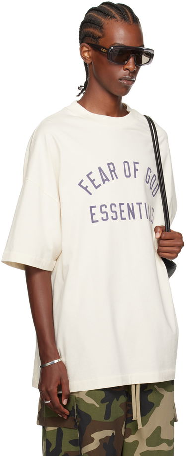 Tričko Fear of God Fear of God Essentials Crewneck T-Shirt Biela | 125BT244192F, 1