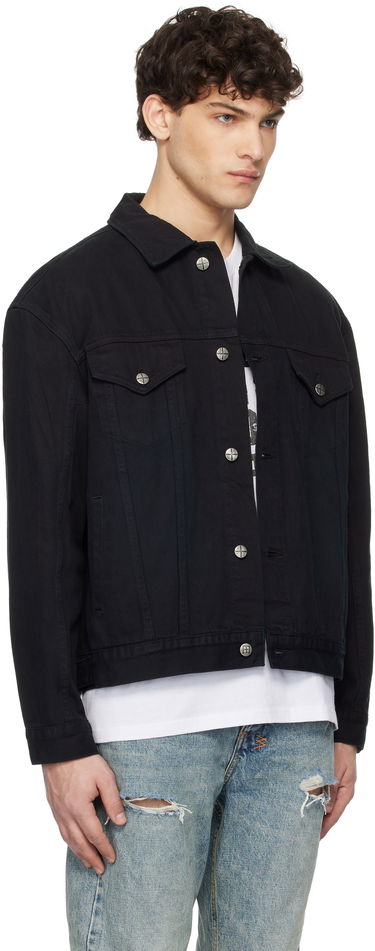 Bunda Ksubi Oh G Replica Eagle Denim Jacket Čierna | MPS25JK004, 1