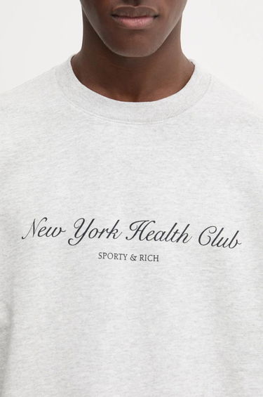 Sveter Sporty & Rich Sporty & Rich NY Health Club Sweatshirt Šedá | ST071506043GY03, 6