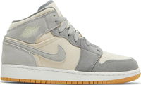 Air Jordan 1 Mid SE "Coconut Milk Particle Grey" GS