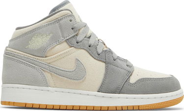 Tenisky a topánky Jordan Air Jordan 1 Mid SE "Coconut Milk Particle Grey" GS Šedá | DN4346-100, 0