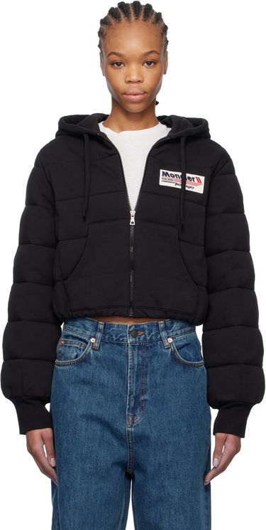 Mikina Moncler Moncler Genius x Palm Angels Zip-Up Down Hoodie Čierna | J209L8G00007899V4, 0