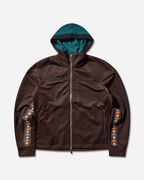 Novalis Styrax Hooded Track Jacket with Patterned Sleeves