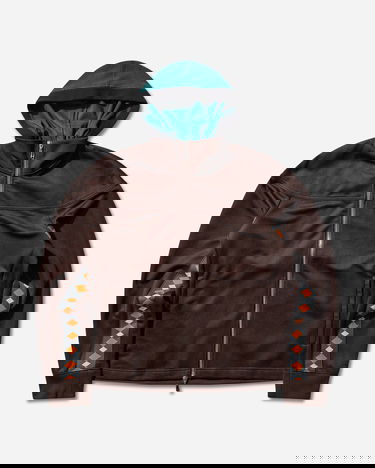 Bunda Asics Novalis Styrax Hooded Track Jacket with Patterned Sleeves Rôznofarebný | 2203A325-200, 0