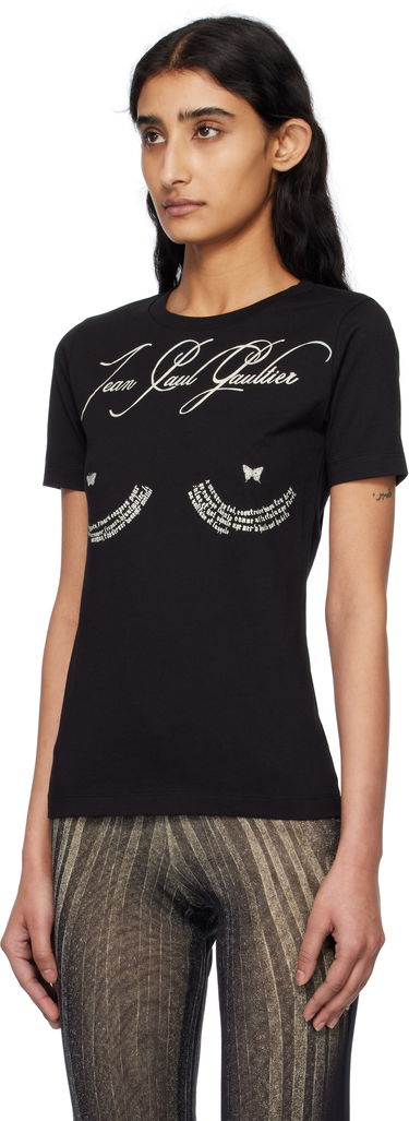 Tričko Jean Paul Gaultier Jean Paul Gaultier 'The Tattoo Poem' T-Shirt Čierna | 25/34-F-TS117I-J087-0005, 3