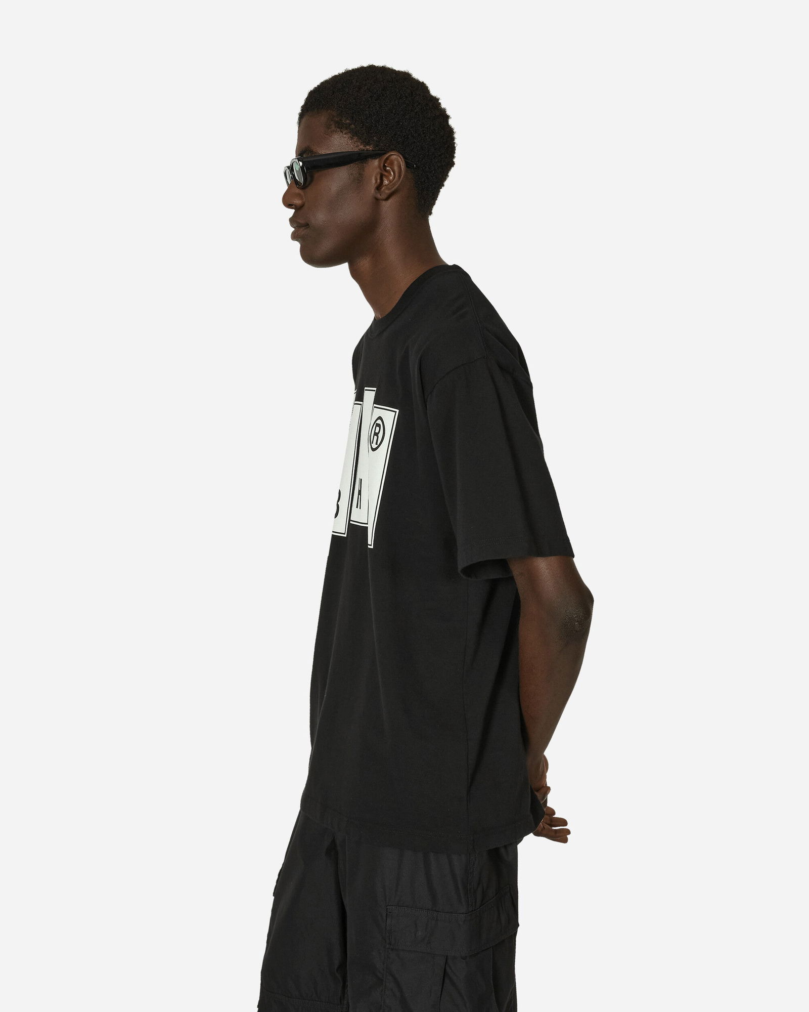 Men's Black Graphic T-Shirt