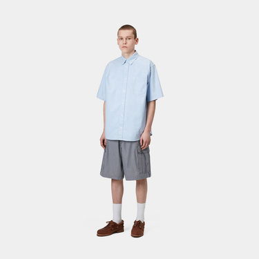Šortky Carhartt WIP Carhartt WIP Notus Striped Cargo Shorts Navy | I034518_7, 3