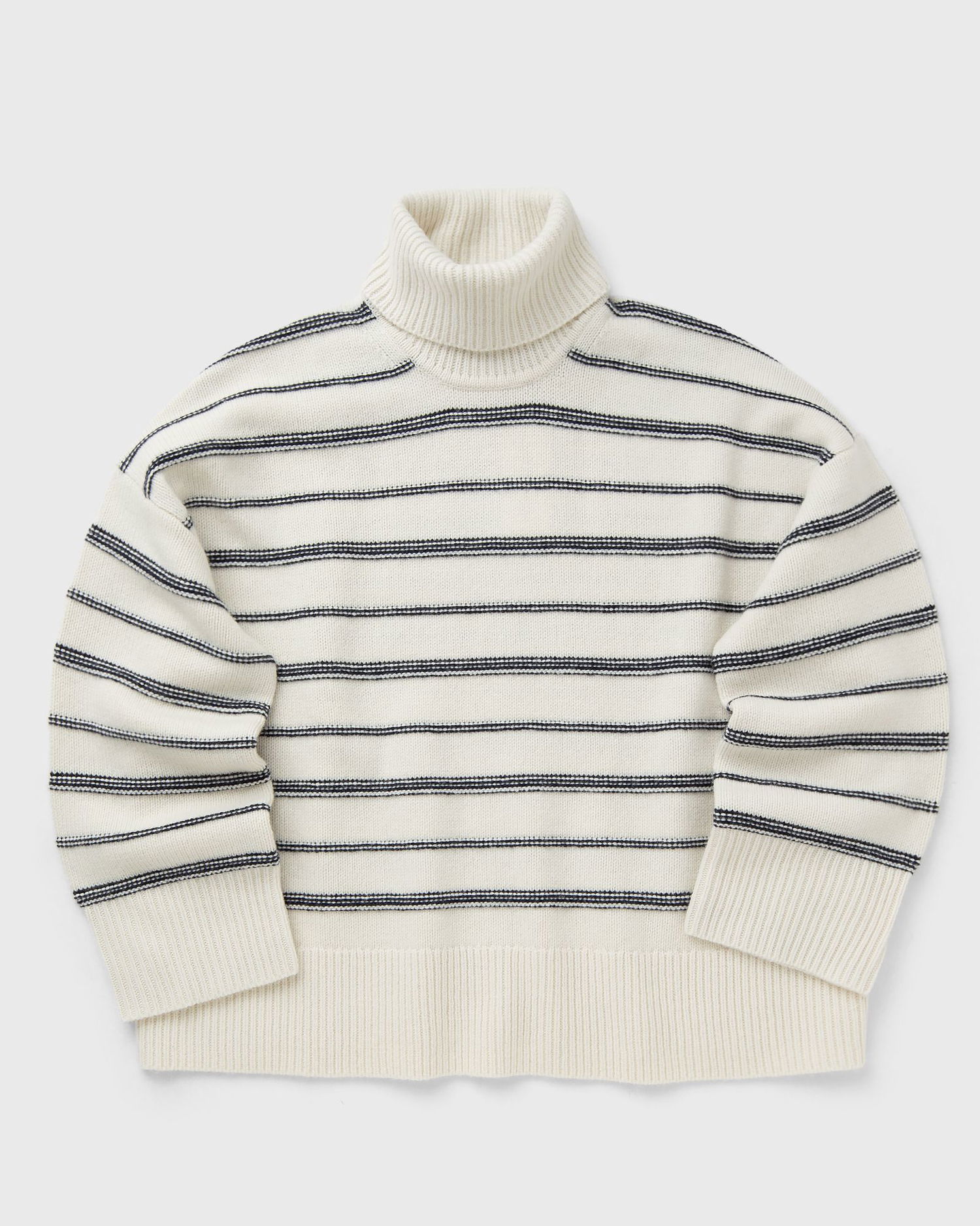 Sveter Samsoe Samsoe Striped Turtleneck Sweater Biela | F25300177-CLR002299, 0