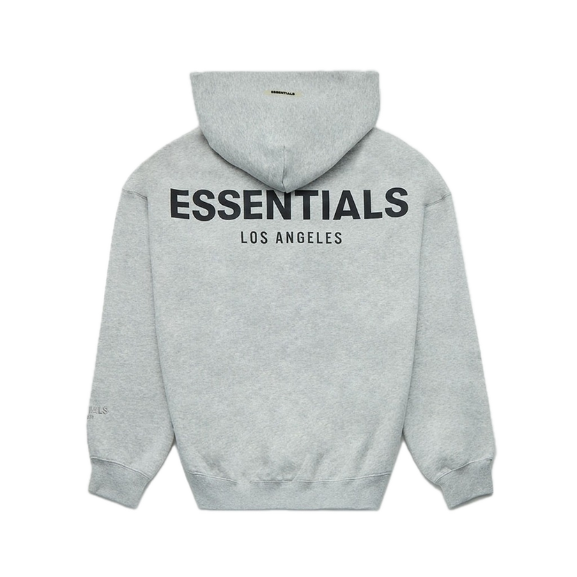 Mikina Fear of God Fear of God Essentials Los Angeles Hoodie Šedá | FOG-FW19-124