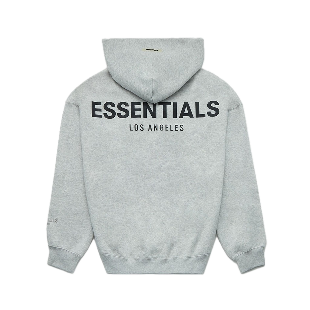 Mikina Fear of God Fear of God Essentials Los Angeles Hoodie Šedá | FOG-FW19-124, 0