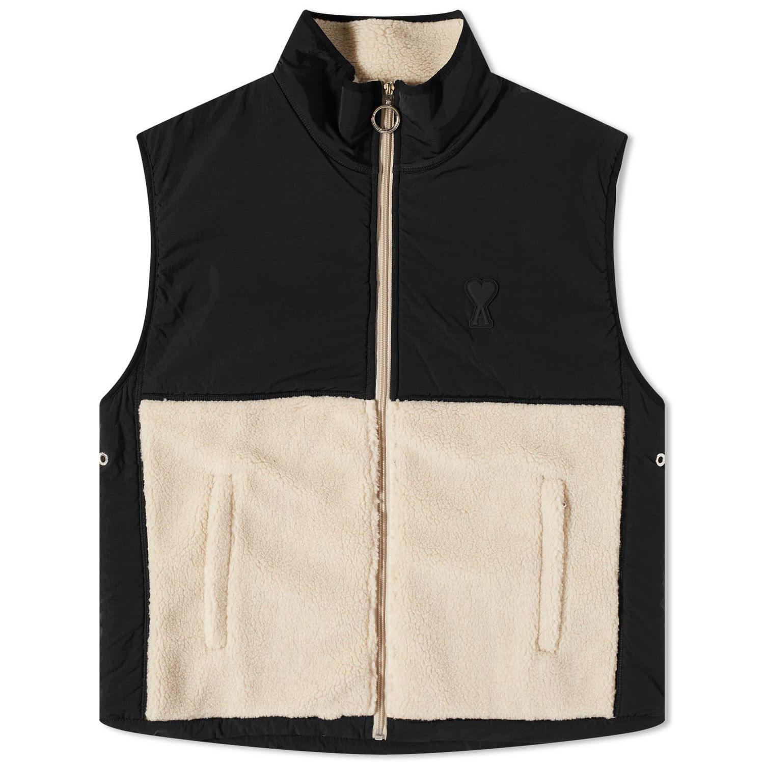 Vesta AMI Sherpa Fleece Vest Čierna | HJK707-761-177, 0