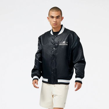 Bunda New Balance Hoops Invitational Jacket Čierna | MJ31580_BK, 0