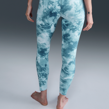 Legíny Nike Nike Zenvy Printed 7/8 High-Waisted Leggings Tyrkysová | HJ2298-006, 1