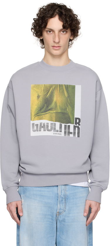 Mikina Jean Paul Gaultier Jean Paul Gaultier Printed Cotton Crew Sweatshirt undefined | 25/03-W-TO295-J003-134812, 0
