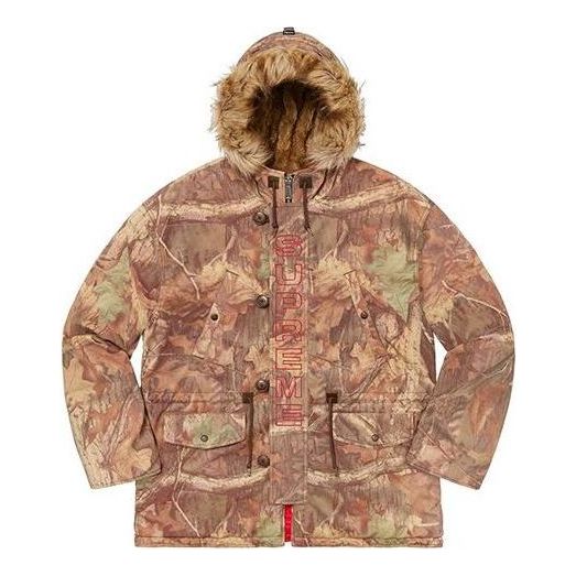 Parka Supreme Spellout N-3B Parka Hnedá | SUP-FW19-10800, 0