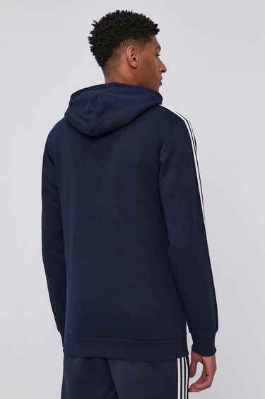 Mikina adidas Originals Essentials Fleece 3-Stripes Hoodie Navy | GK9073, 1