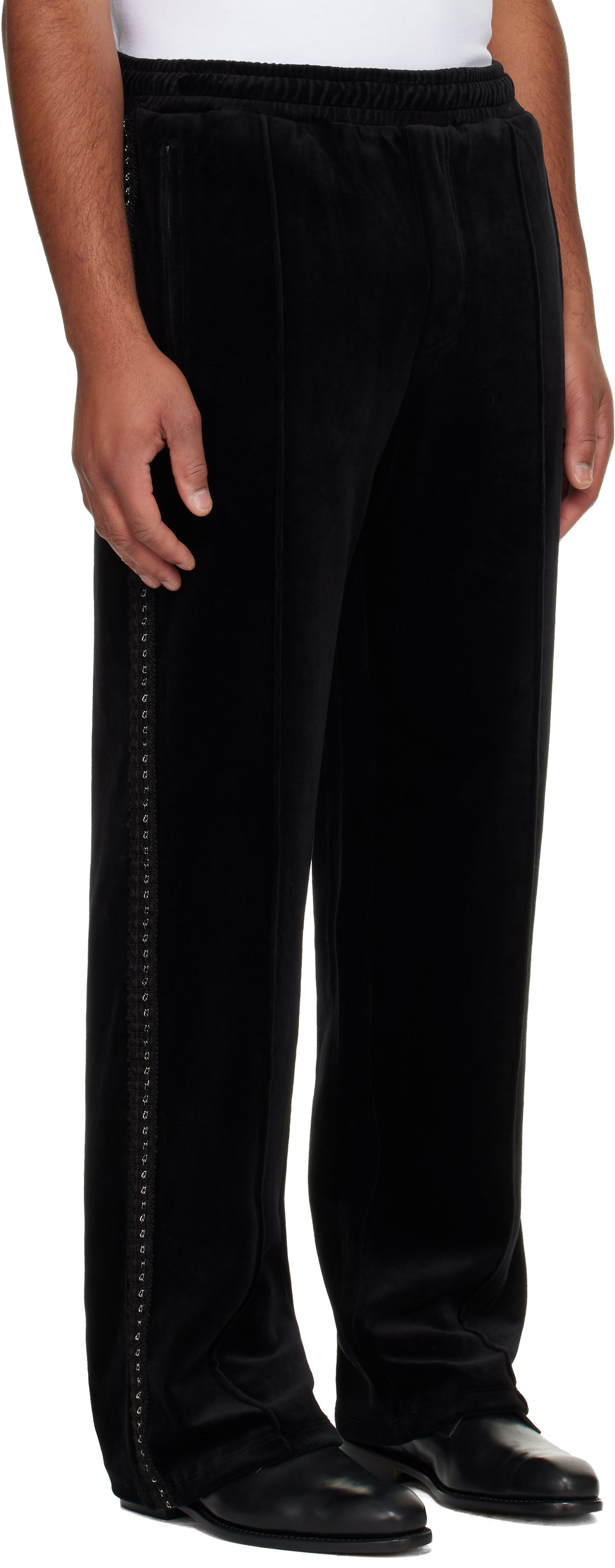 Tepláky Andersson Bell Velvet Track Pants Čierna | apa854u, 1