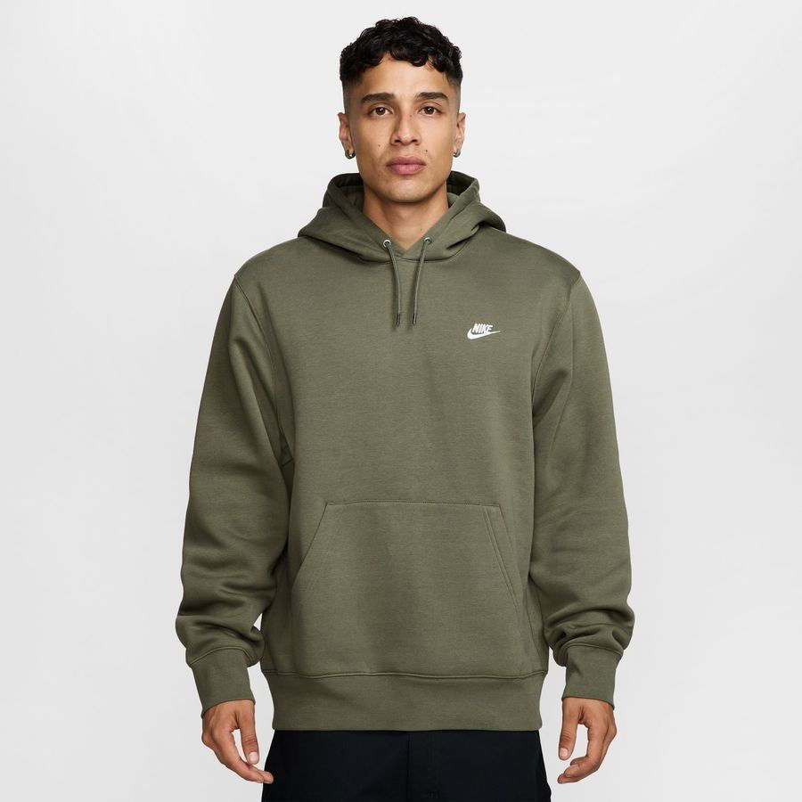 Mikina Nike Club Hoodie Zelené | FN3859-222, 0