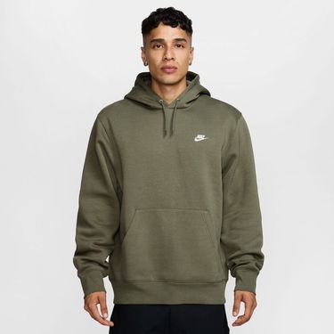 Mikina Nike Club Hoodie Zelené | FN3859-222, 0