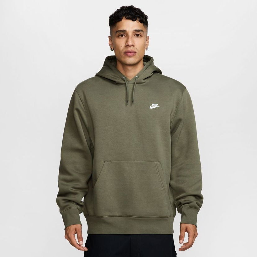 Mikina Nike Club Hoodie Zelené | FN3859-222