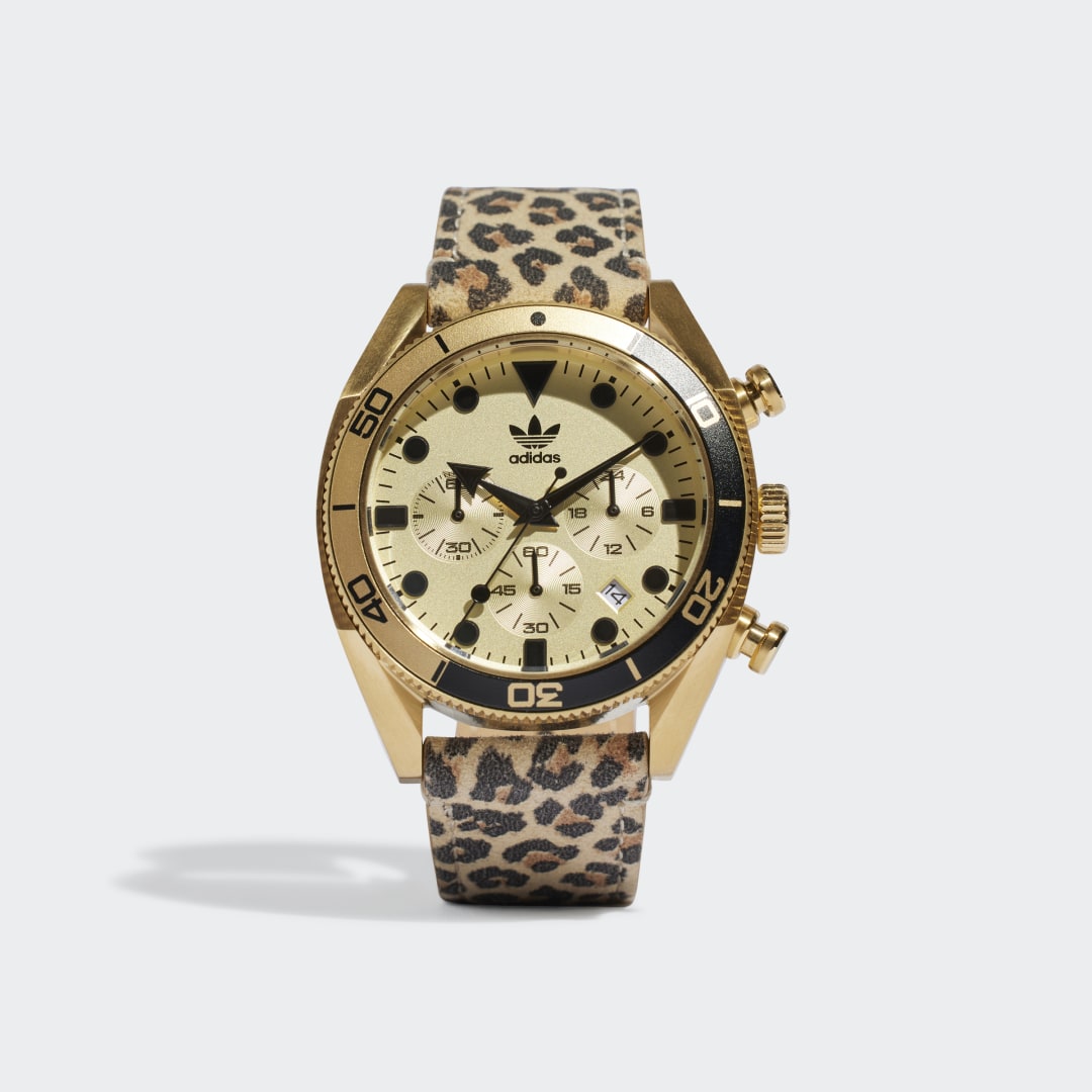 Hodinky adidas Originals Edition Two Chrono Icon Metalická | GB7203, 0