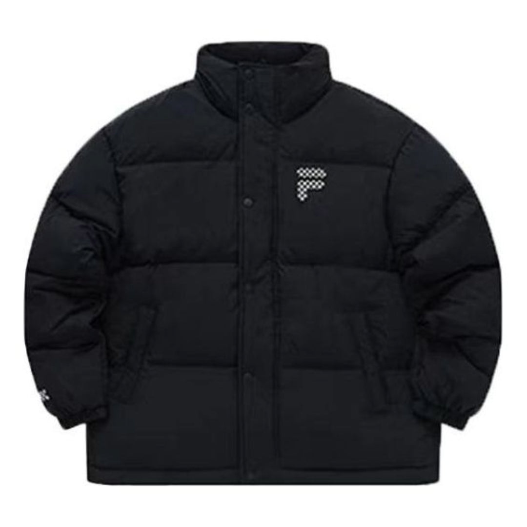 Prešívaná bunda FILA Fusion Logo Printed Down Jacket Čierna | T11U343904F-BK, 0