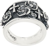 Yohji Yamamoto Rose Ring with Crosses