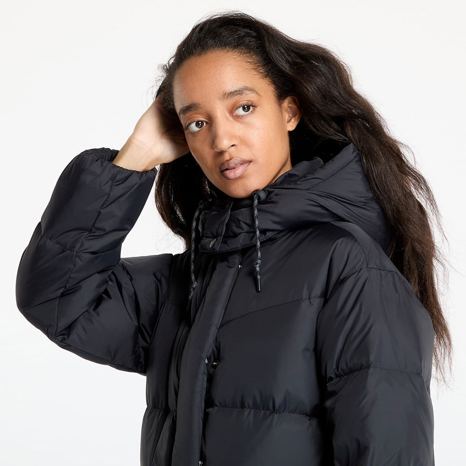 Bunda Levi's Jacket ® Western Long Bubble Puffer Black S Čierna | A8529-0000, 1