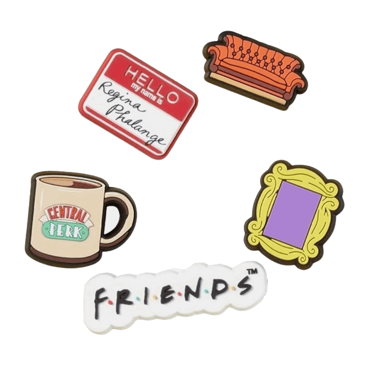 Kľúčenka Crocs Friends Jibbitz Charms Set Rôznofarebný | 10012079, 0