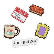 Friends Jibbitz Charms Set
