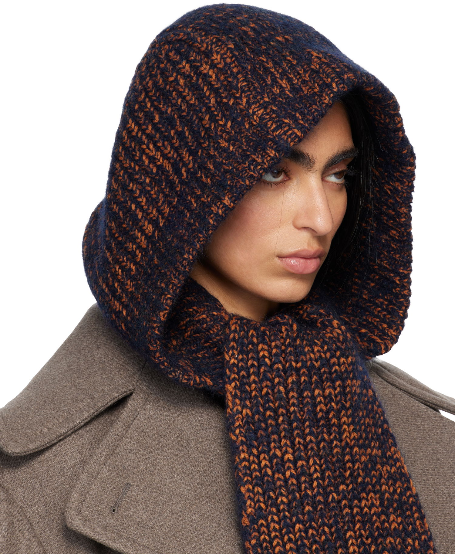 Šál Dries Van Noten Dries Van Noten Hooded Wool Scarf Rôznofarebný | 252-011231-2725, 1