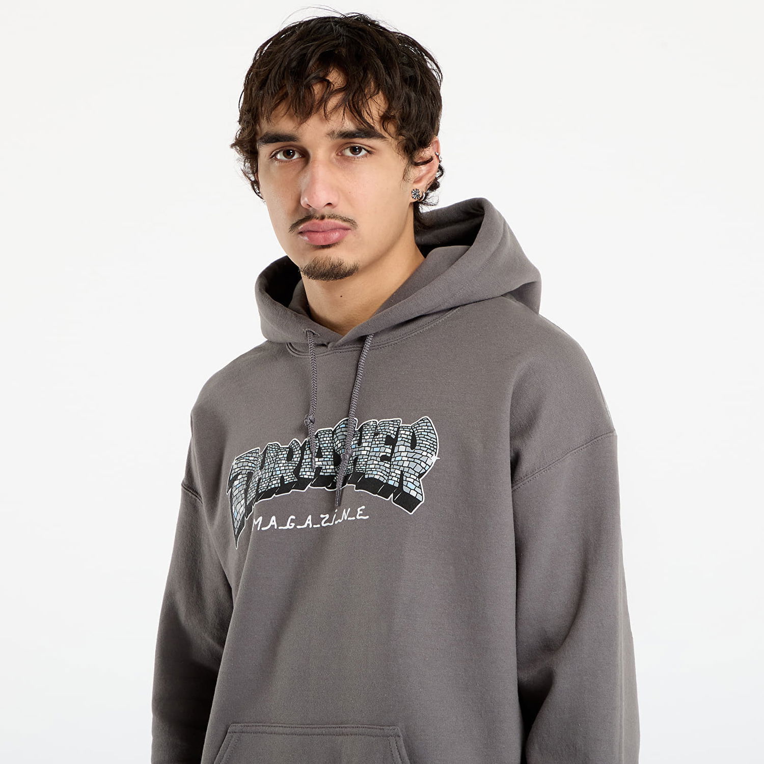 Mikina Thrasher Disco by Spanky Hoodie Šedá | 145758, 1