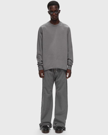 Mikina Rick Owens DRKSHDW KNIT T-SHIRT-CREWNECK SWEAT Šedá | DU02D2279-RIGP-88, 1