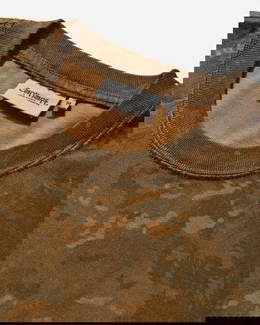 Tričko Carhartt WIP Camo Combi Garment Dyed Longsleeve T-Shirt Hnedá | I035858 3G1GD, 4
