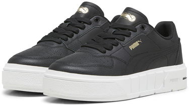 Tenisky a topánky Puma Cali Court Lth "Black/White" W Čierna | 393802-04, 1
