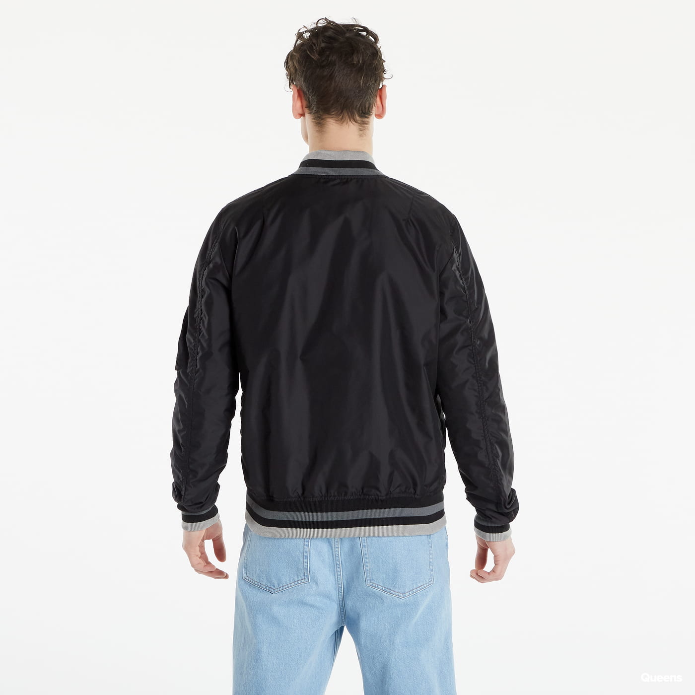 Bomber bunda Alpha Industries Bomber MA-1 NASA Voyager Rev Čierna | 116105 03, 1