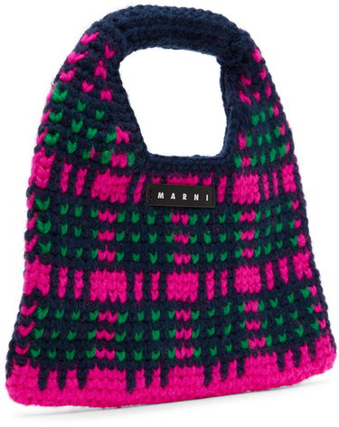 Kabelka Marni Marni Kids Crochet Check Tote Bag Rôznofarebný | MW91F WOOLY BAG CHECK, 1