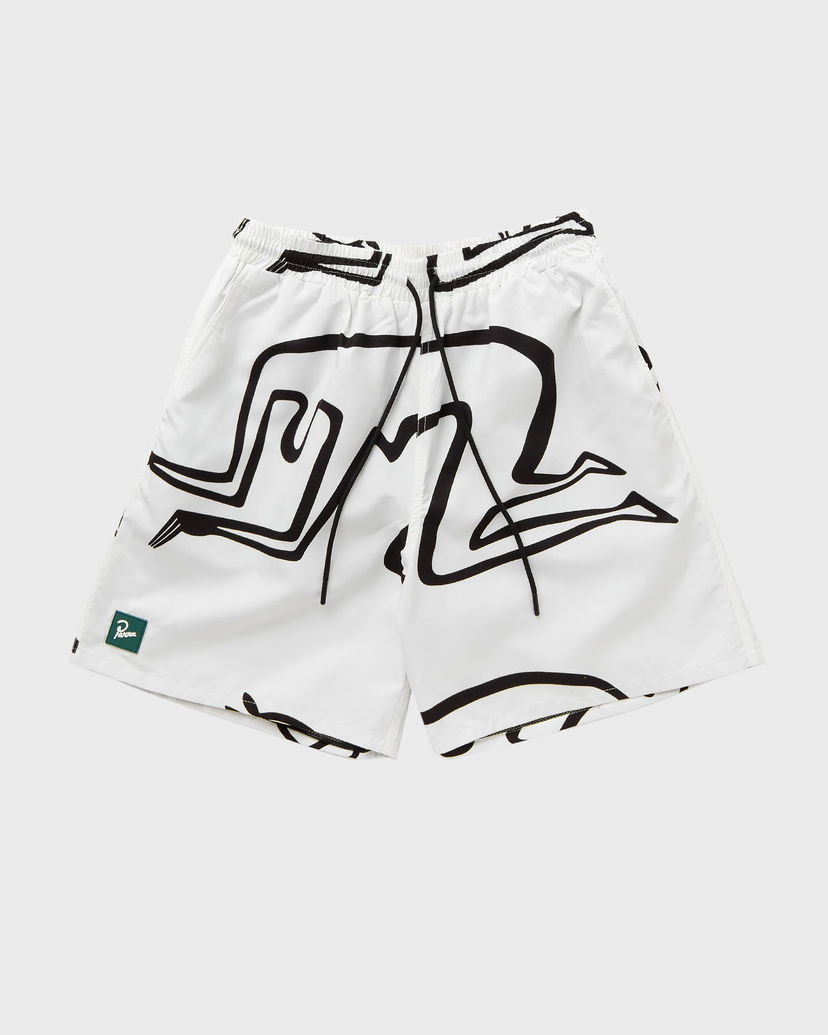 Plavky By Parra Yoga Walks Swim Shorts Biela | 53445