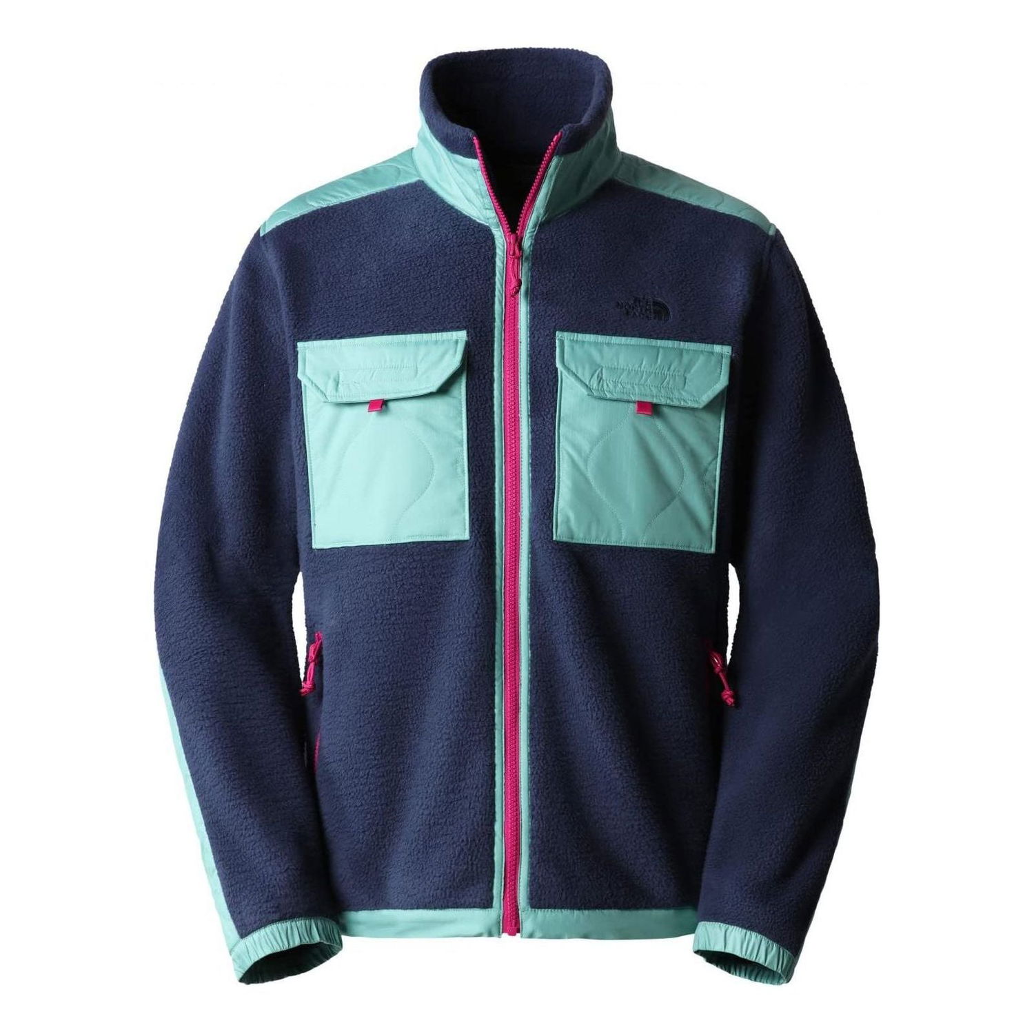 Mikina The North Face Fleece Jacket with Chest Pockets Modrá | NF0A7UJB-D00, 0