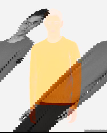 Mikina Stone Island Wool Crewneck Rust Oranžová | 7915508A3 V0013, 1