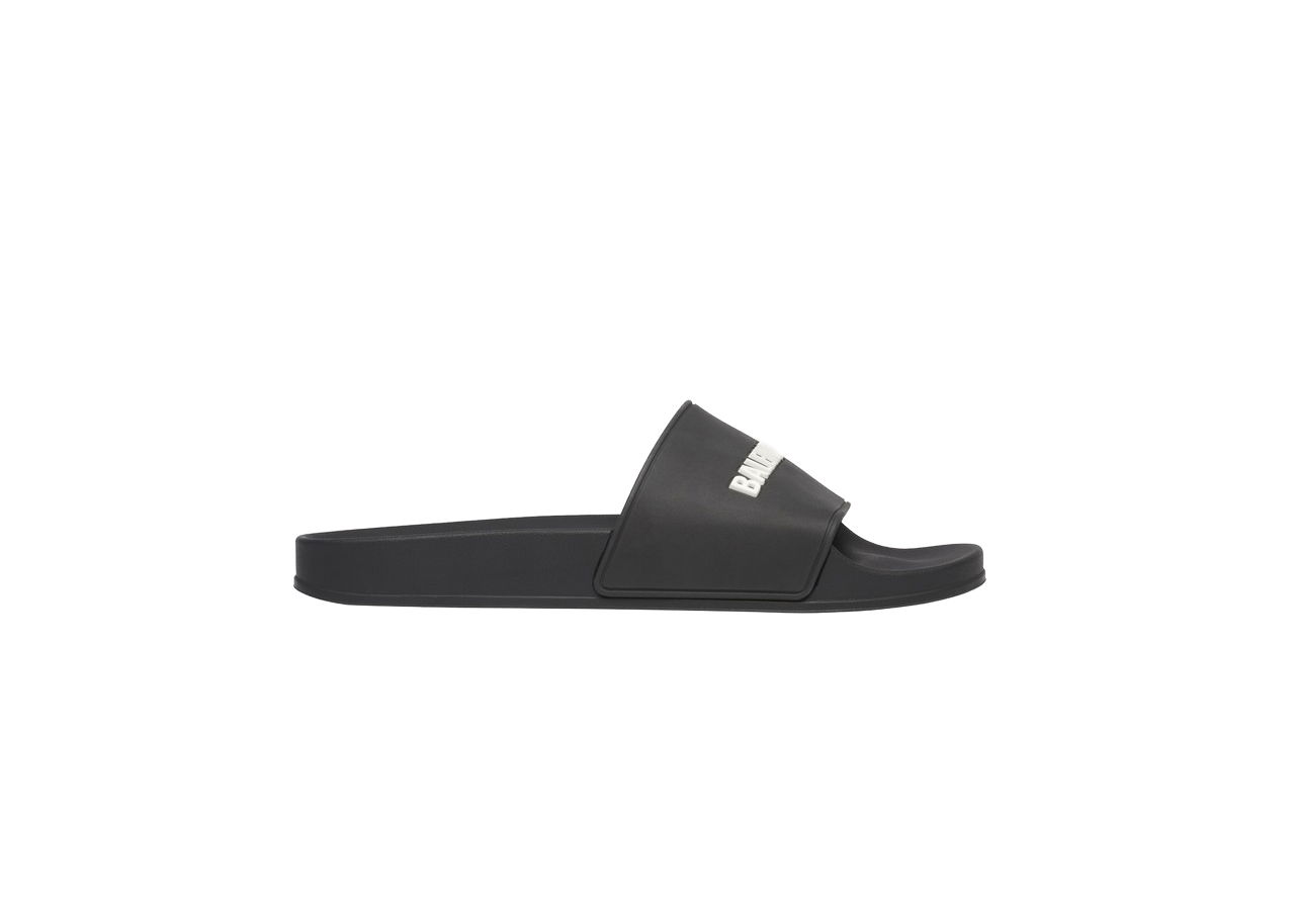Tenisky a topánky Balenciaga Pool Slide Black White Čierna | 565826 W1S80 1006, 0