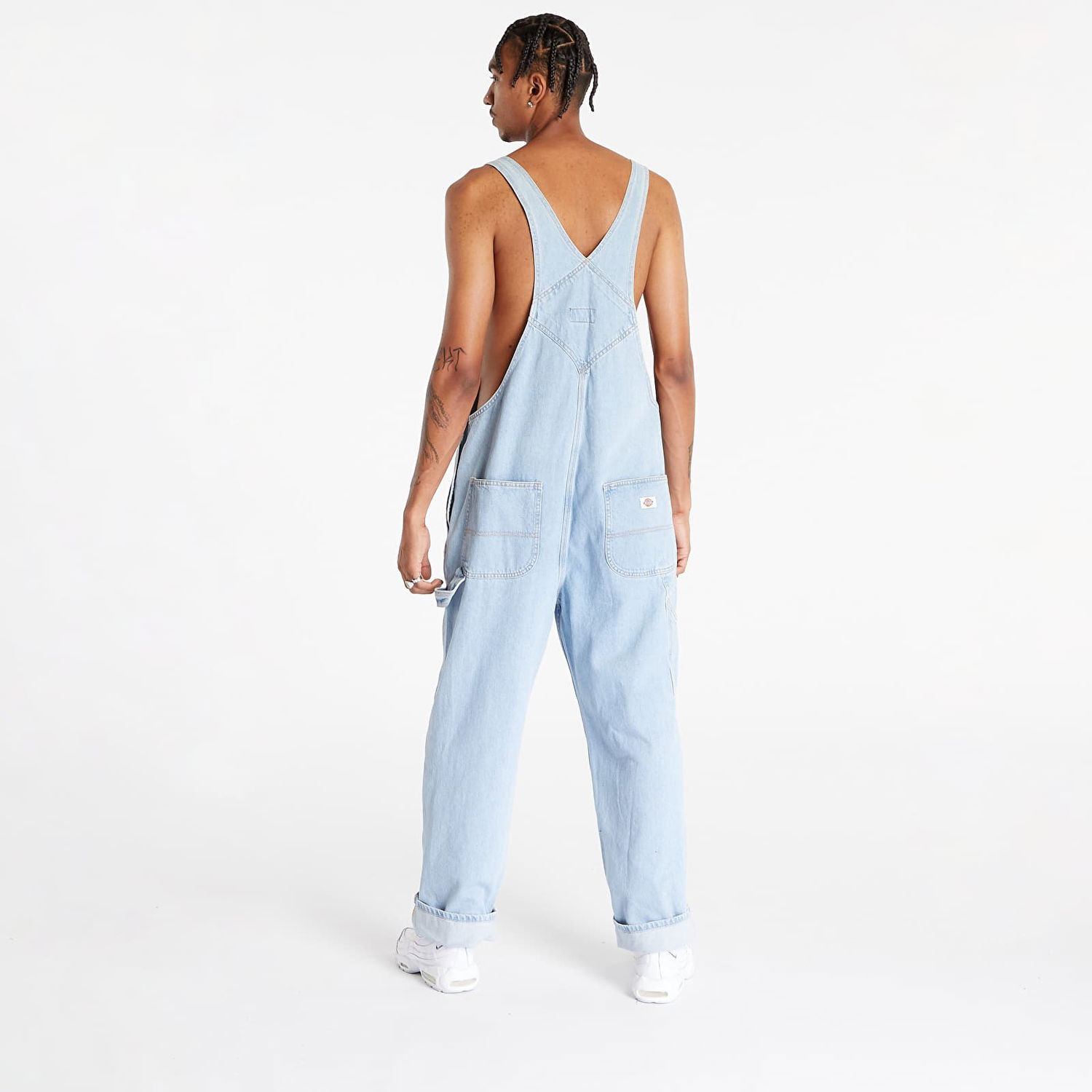 Nohavice Dickies Classic Denm Bib Vintage Aged Blue Modrá | DK0A4XYAC151, 1