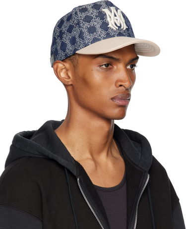 Šiltovka AMIRI AMIRI MA Leather Brim Denim Cap Navy | AMHACP1061, 1