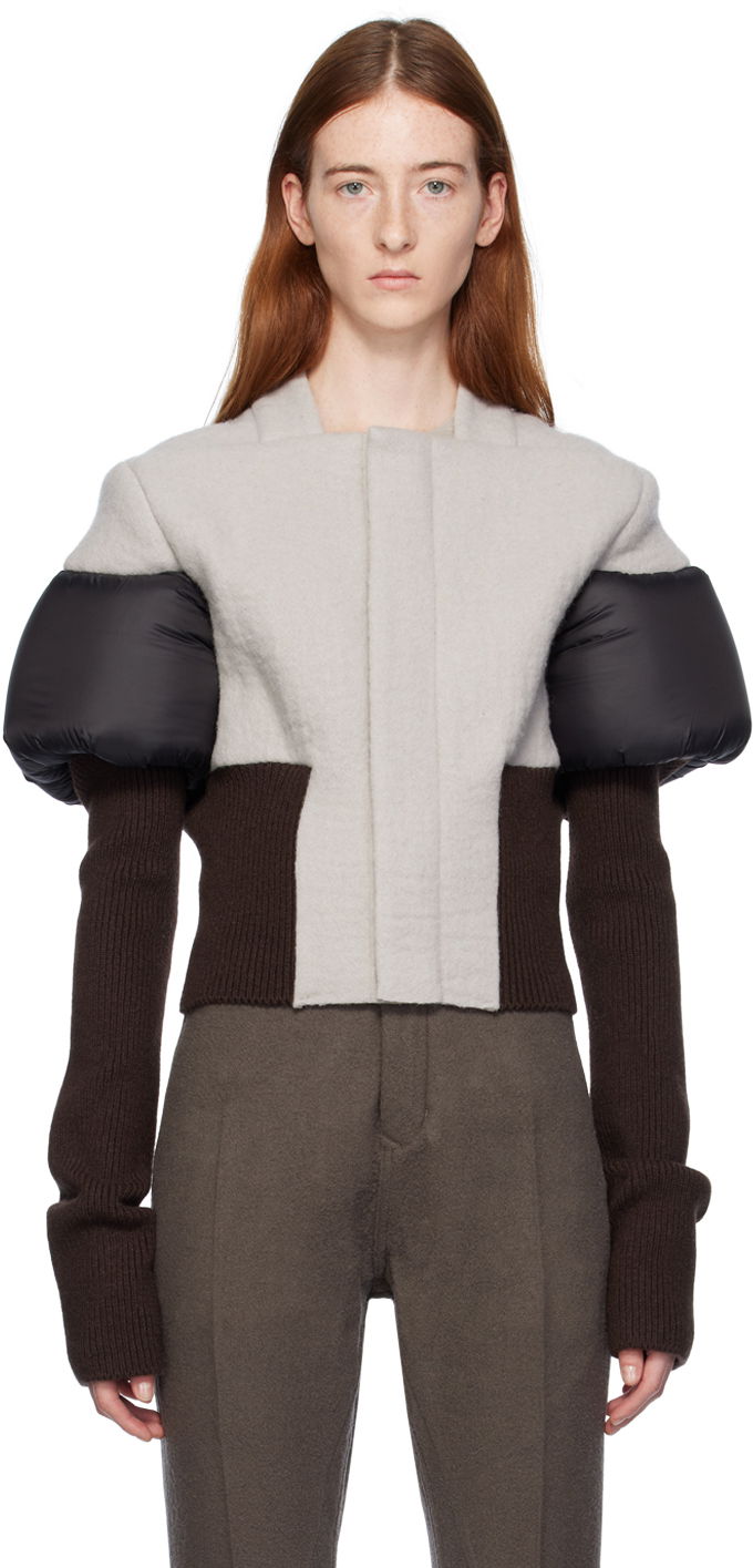 Bunda Rick Owens Bouchon Jacket Béžová | RO02C1794 WFNNDX, 0