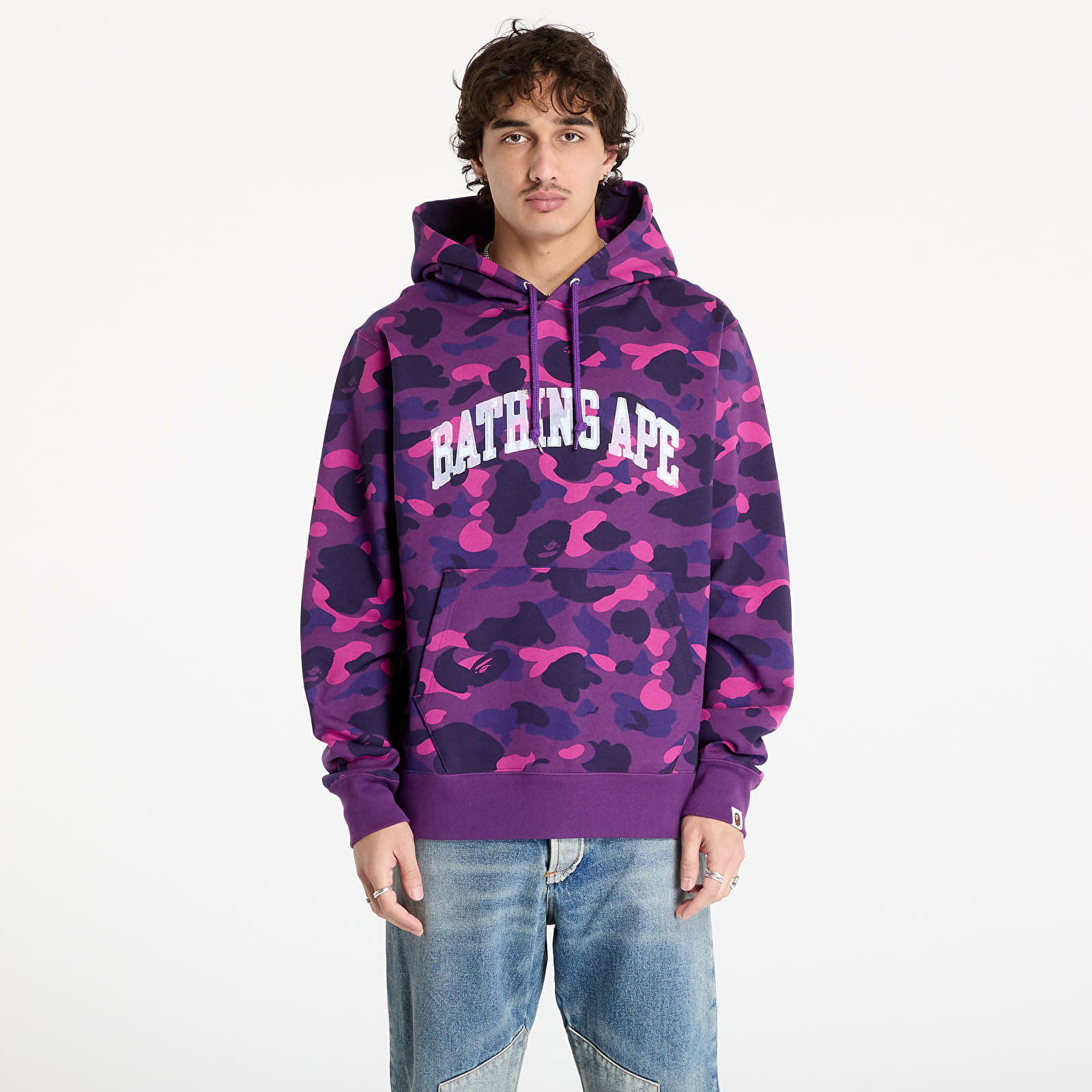 Camo Print Pullover Hoodie