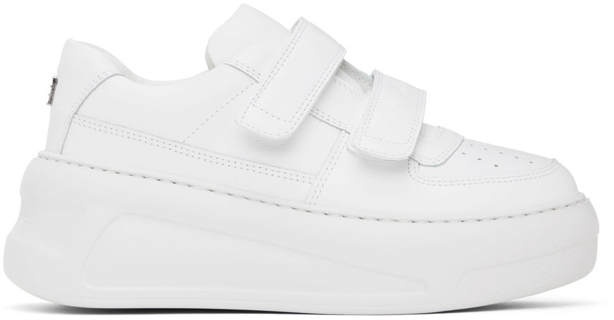 Tenisky a topánky Acne Studios Velcro Strap Platform Sneakers Biela | CD0001-, 0