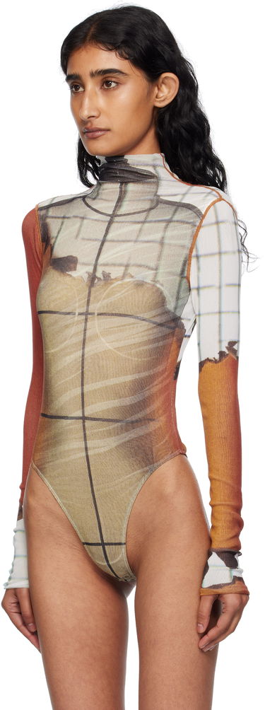 Body Jean Paul Gaultier Jean Paul Gaultier Twisted Printed Fire Bodysuit Rôznofarebný | 25/03-W-TO308-M003P-150100, 3