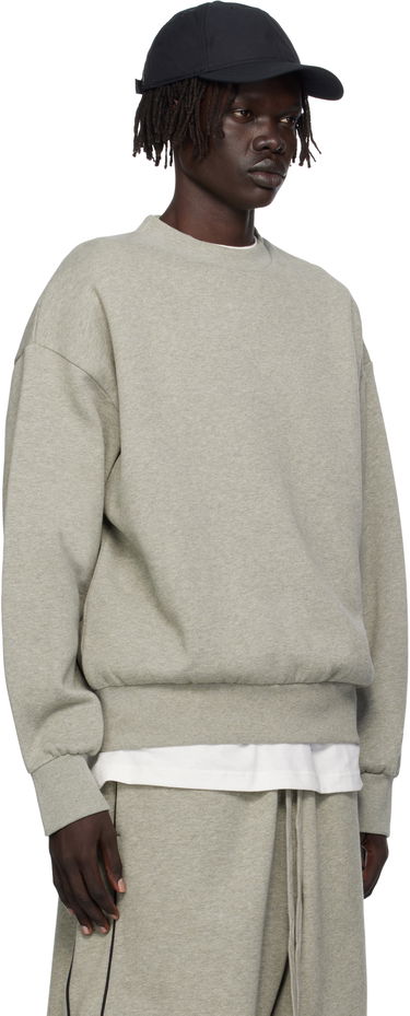 Mikina Fear of God Fear of God ESSENTIALS Classic Fit Fleece Crewneck Sweatshirt Šedá | 192SP252045F, 1